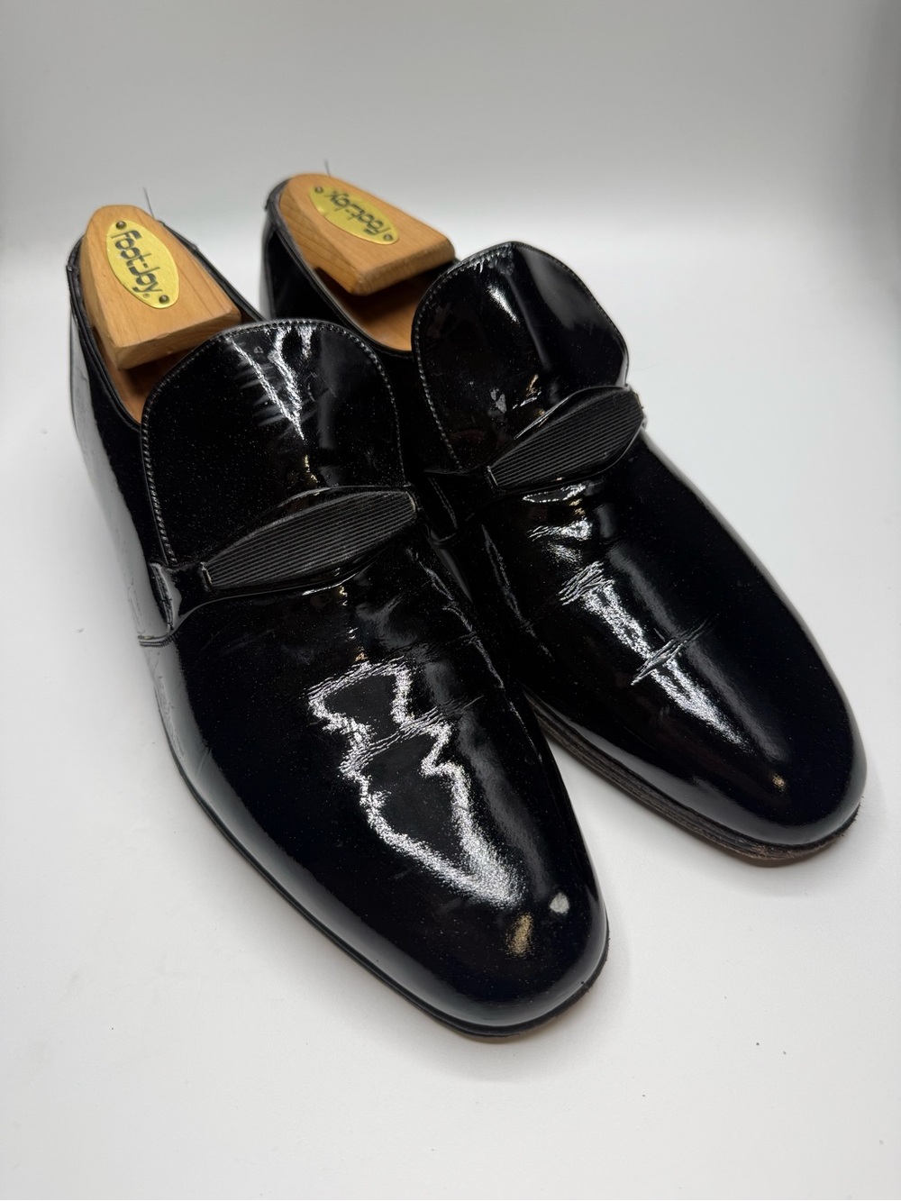 Vintage Florsheim Designer Collection Patent Leather Formal Shoes 7 E